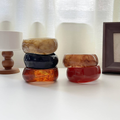 Chunky Marbled Acrylic Statement Bangle