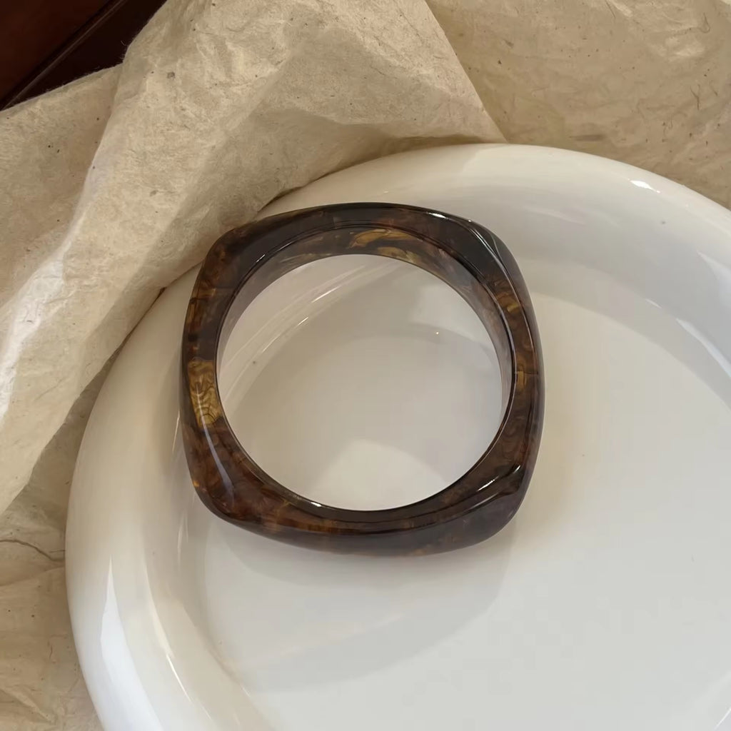 Irregular Shaped Acrylic Resin Bangles