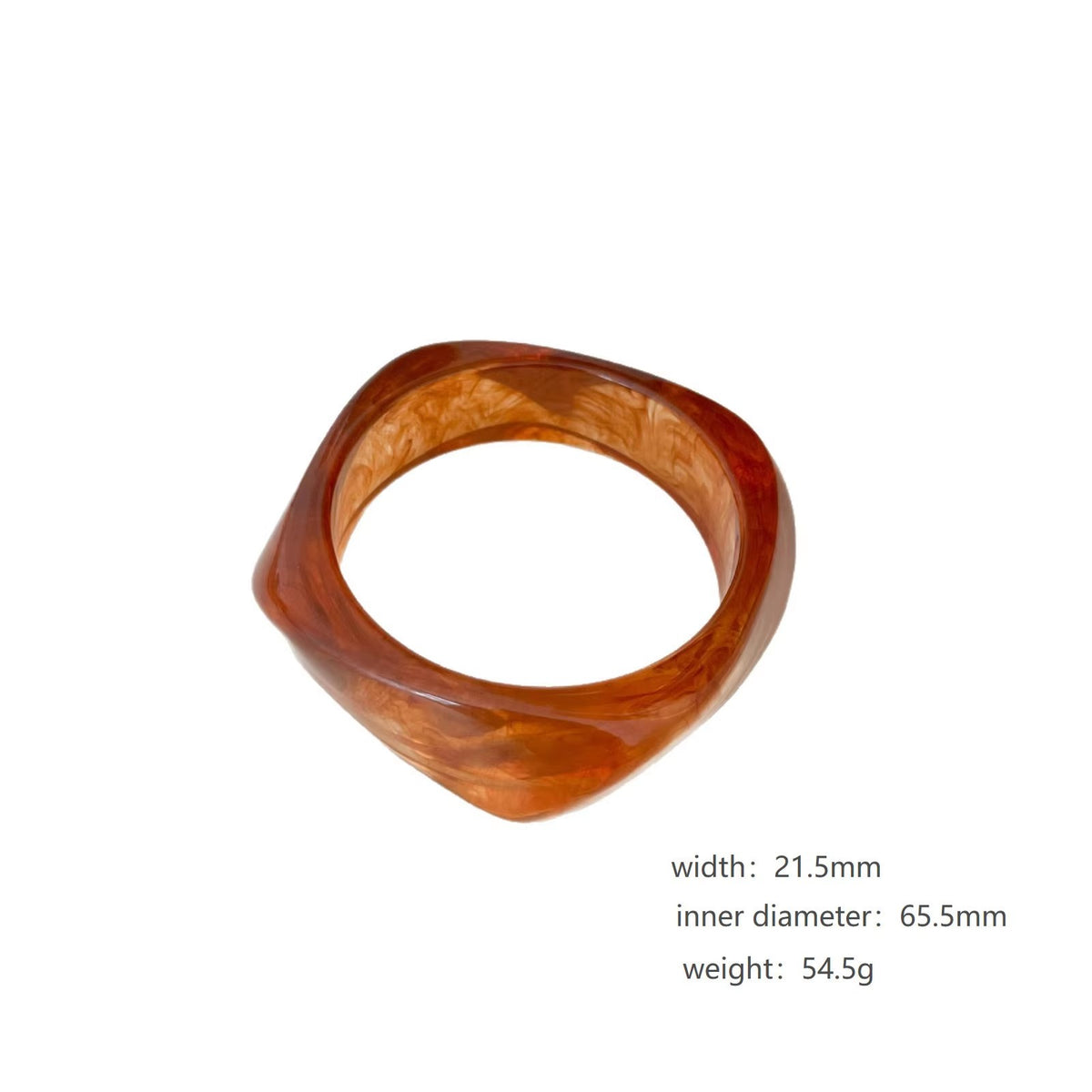 Irregular Shaped Acrylic Resin Bangles