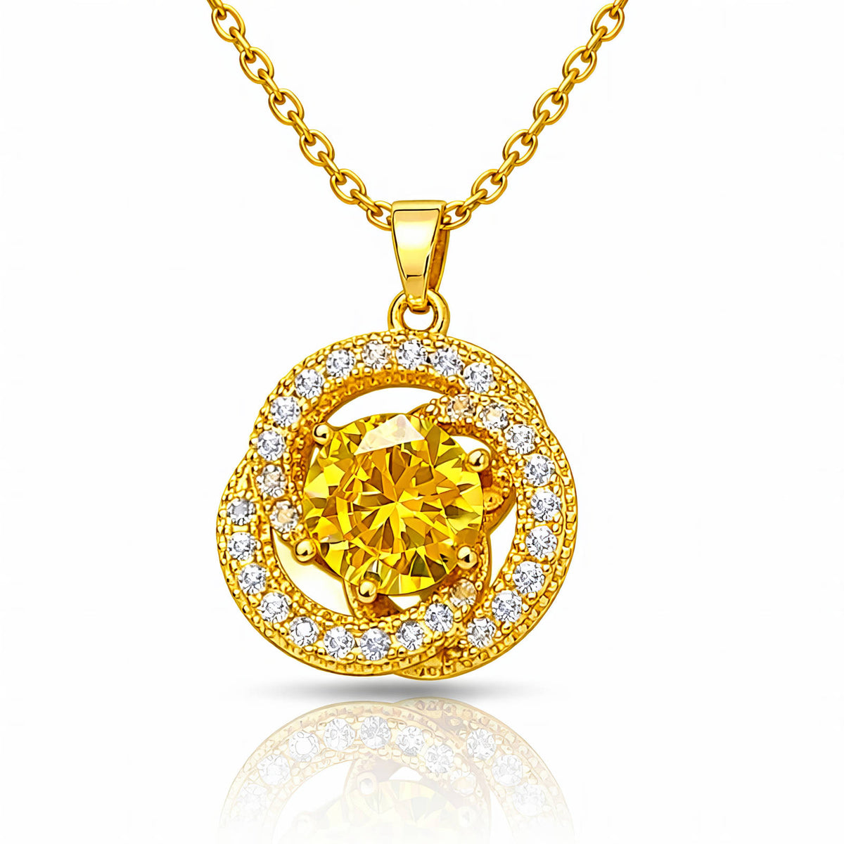 Golden Flower Necklace