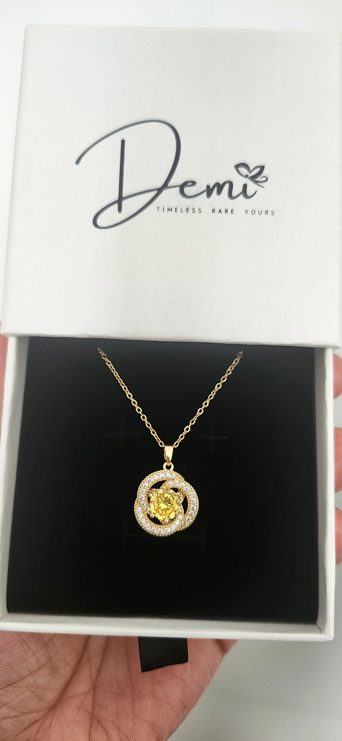 Golden Flower Necklace